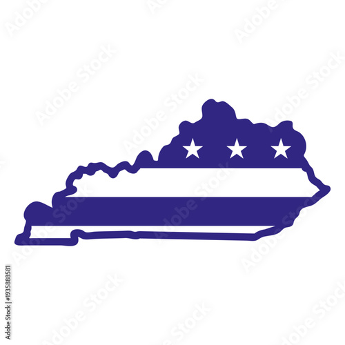 Kentucky duotone states