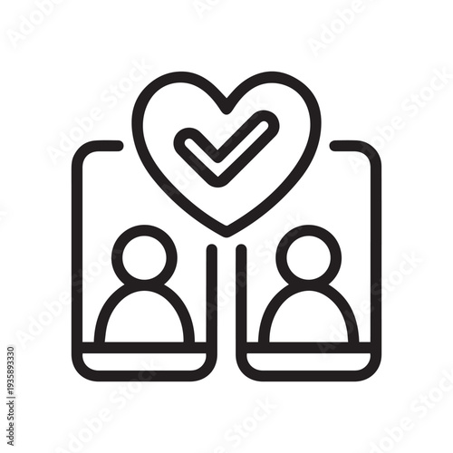 This Match icon is suitable for Dating App.
