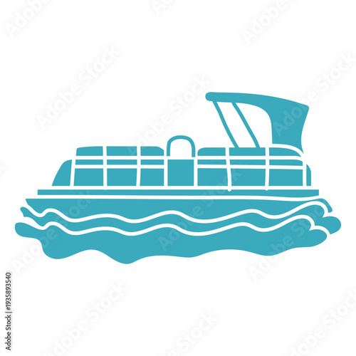 Inflatable boat cut out navigating