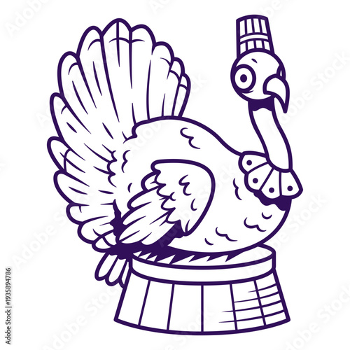 Circus turkey character