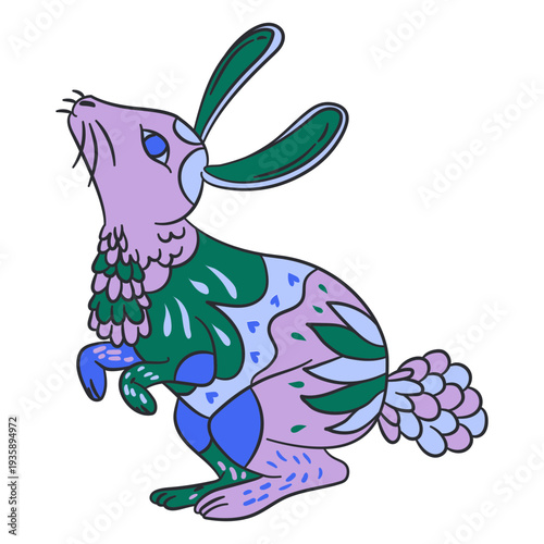 Rabbit mexican sculpture