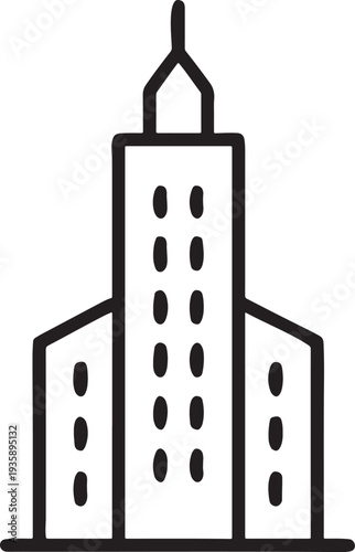 A row of black and white dominoes stands in a balanced line on an isolated background, representing the chance and risk of a play in this classic leisure game