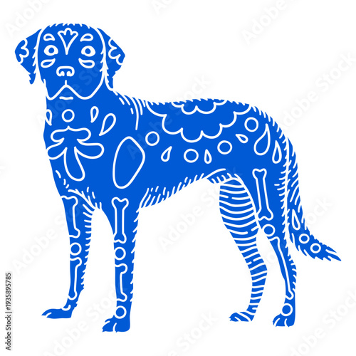 Detailed Otomi Labrador Dog