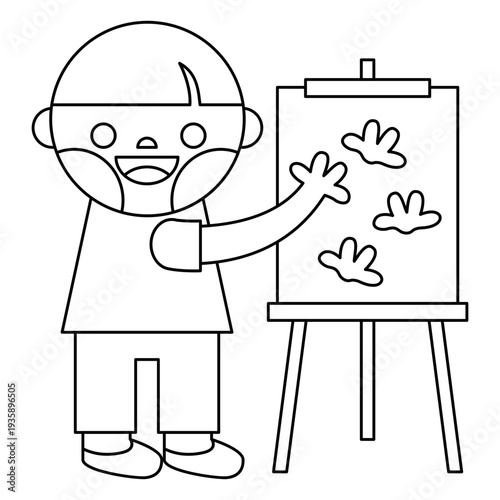 Simple crafts kid children