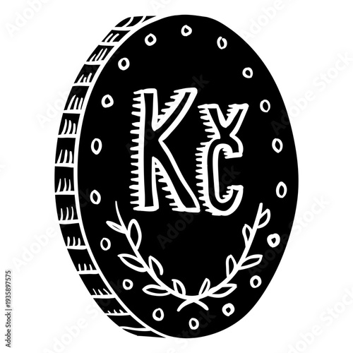 Vintage Czech Koruna Coin