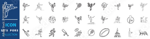 Abstract blue background with grass and green nature alphabet icons