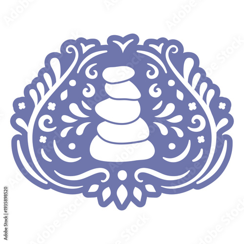 Nature cut out stones