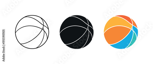 Playtime context depicted as a simple round ball with subtle panel lines, isolated and centered as a single recognizable toy