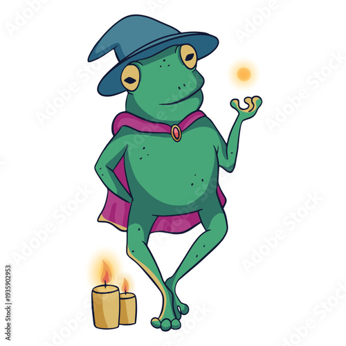 Mystic frog light character