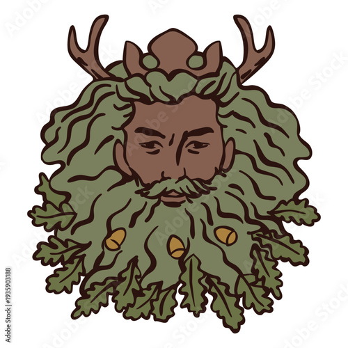 Oak King Winter Solstice Image