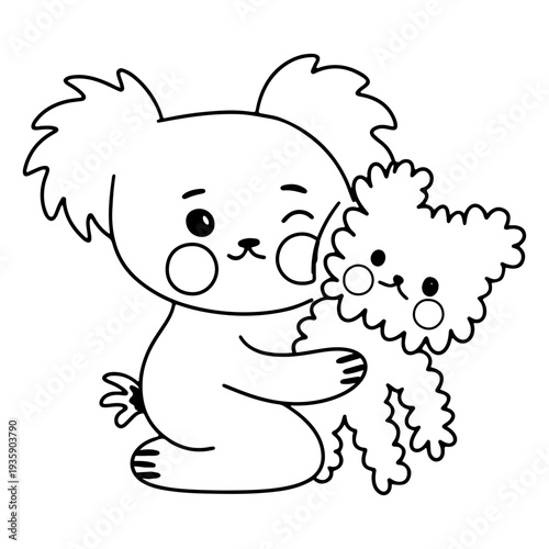 Canvas Print Koala animal kawaii