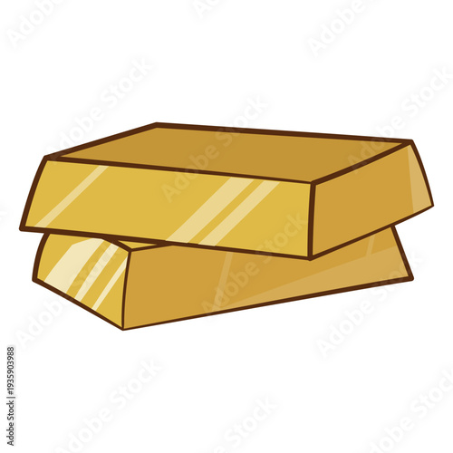 Golden bars color stroke