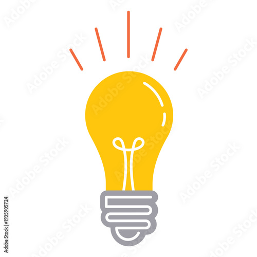 Classic light bulb icon