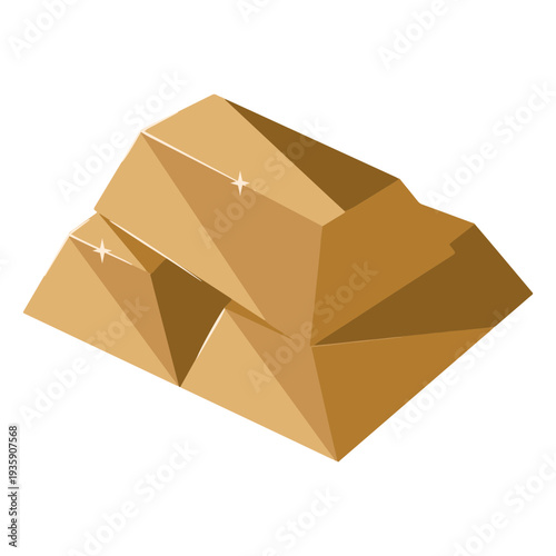 Glistening treasure ingots