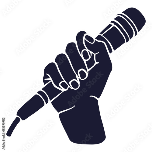 Microphone hand cut out technology