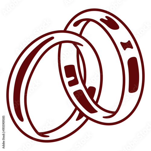 Two wedding rings