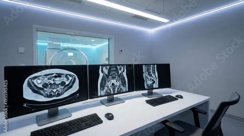 Dual keyboard workstation for complex lumbar & sacrum MRI analysis