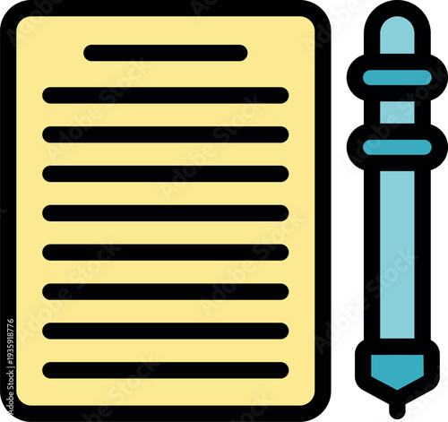 Digital notepad with stylus pen is ready for taking notes, sketching, or digital art creation