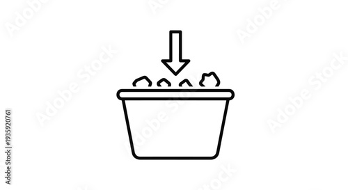 Debris Removal Line clean modern style vector