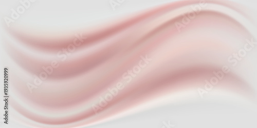 Strawberry cream yogurt swirl vortex background. Pale pink milk texture with spiral pattern, soft pastel colored abstract dairy product bg. Smoothie or ice cream decoration, food packaging element.