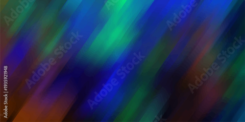 Dynamic diagonal abstract background with deep blue green and brown color streaks and smooth gradients
