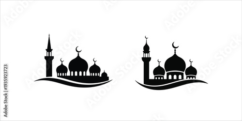Islamic Cultural Symbols and Ramadan Vector Icons for Spiritual Observances and Traditions