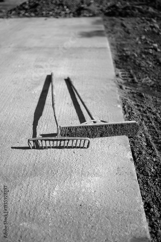 tools on concrete