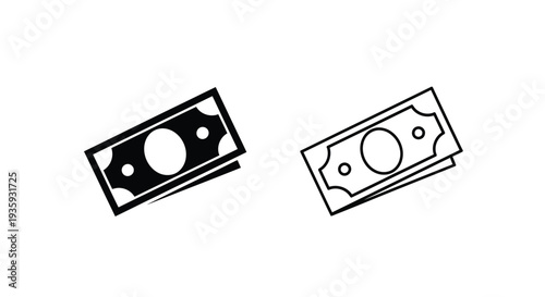 Modern metal push button switch Vector