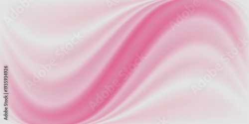 Strawberry cream yogurt swirl vortex background. Pale pink milk texture with spiral pattern, soft pastel colored abstract dairy product bg. Smoothie or ice cream decoration, food packaging element.