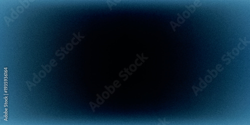 Black dark blue gray white abstract background. Gradient. Noise grain granular dust particle rough grunge. Glow light. Space. Design. Template.