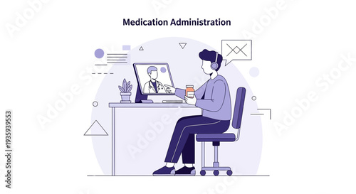 Telemedicine Consultation: Patient Receives Medication Advice Online