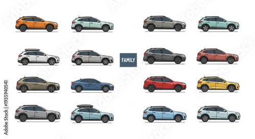 Collection of Various Cars Models Displayed.