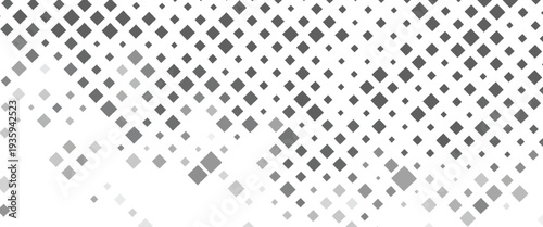 Obraz na plátne Abstract geometric pattern with small and large rhombuses
