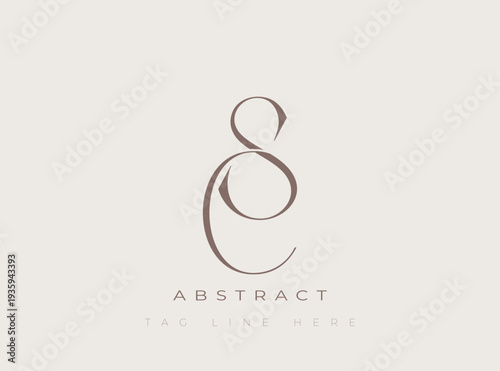 CS Abstract Monogram. Corporate identity and premium design projects seeking a refined modern look.