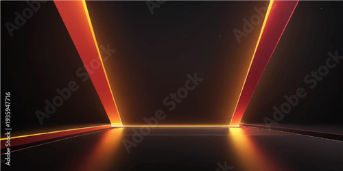 A dynamic motion art pattern of glowing blue light trails and rainbow waves creates a bright neon design against the dark night as car lights loop in a fast texture of speed