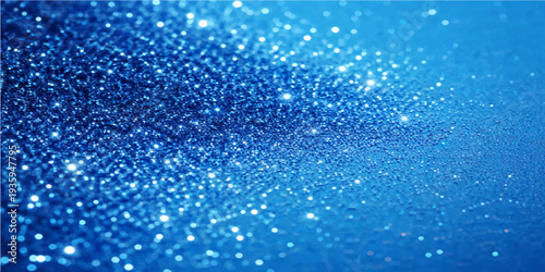 Abstract macro texture of clear blue water drops and bubbles on a wet liquid surface creating a cool aqua rain pattern