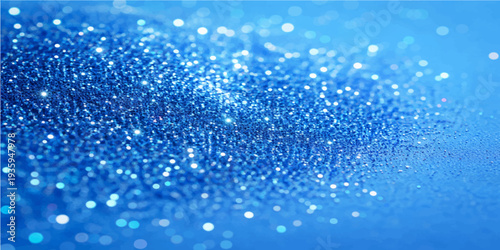 Abstract macro texture of clear liquid bubbles and blue water drops splashing on a clean aqua background