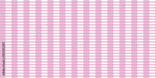 Gemini said

A seamless pink and white plaid fabric texture featuring a pastel gingham checkered pattern design, perfect for a picnic tablecloth or textile backdrop vector illustration