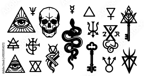 set of celtic symbols