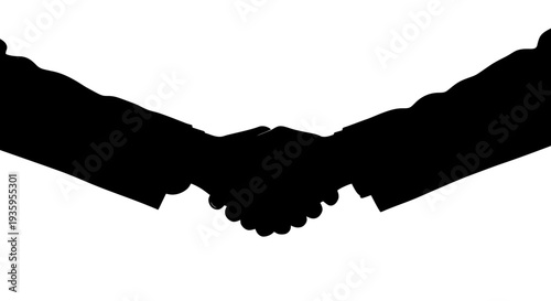Two people shaking hands in agreement.