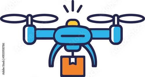 Minimalist icon representing a vector file format