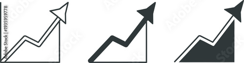 The power of growth and progress illustrated through three distinct graphs