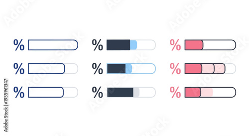Set of premium quality award ribbon vector icons with elegant crown symbols, perfect for celebrating success, achievement, and recognition in various digital and print designs