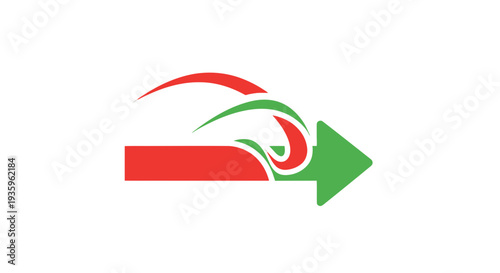 Free Download Red and Green Arrow Logo Design. - GFXLoad