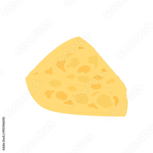 A hard cheese with holes. Suitable for eating, making snacks, and culinary dishes. A dense, aged cheese with characteristic round holes in its structure. Yellow cheese.
