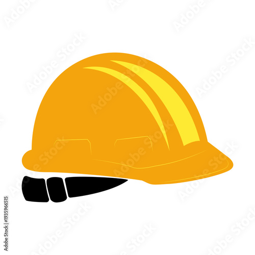 Construction helmet. Protective headgear designed to ensure safety at construction and production sites. Personal protective equipment. Construction helmet.