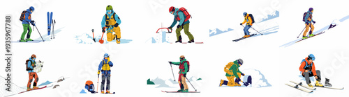 Ski Mountaineering and Winter Backcountry Activities: Avalanche Safety, Navigation, and Expedition Preparation for Mountain Adventures.