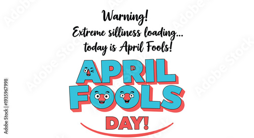 April Fools Day vector illustration