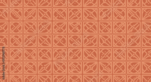 Orange Geometric Pattern Background