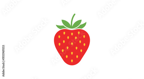 Fresh Red Strawberry Fruit Closeup View.